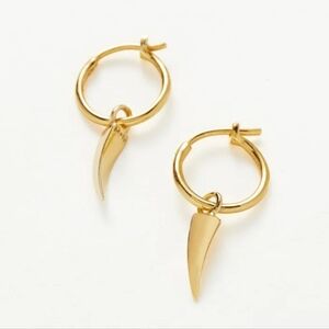 Missoma Mini Claw Hoop Earrings